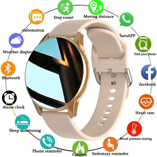 New Women Bluetooth Call Smart Watch HeartRate Blood Pressure Monitoring Smartwatches Waterproof Men Smartwatch For Samsung IOS